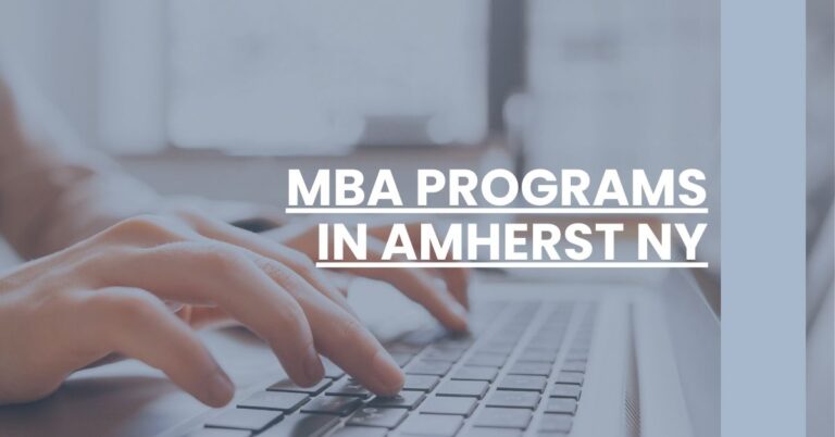 MBA Programs in Amherst NY Feature Image