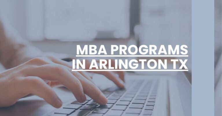 MBA Programs in Arlington TX Feature Image