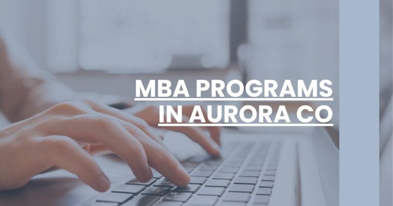 MBA Programs in Aurora CO Feature Image