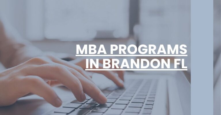 MBA Programs in Brandon FL Feature Image