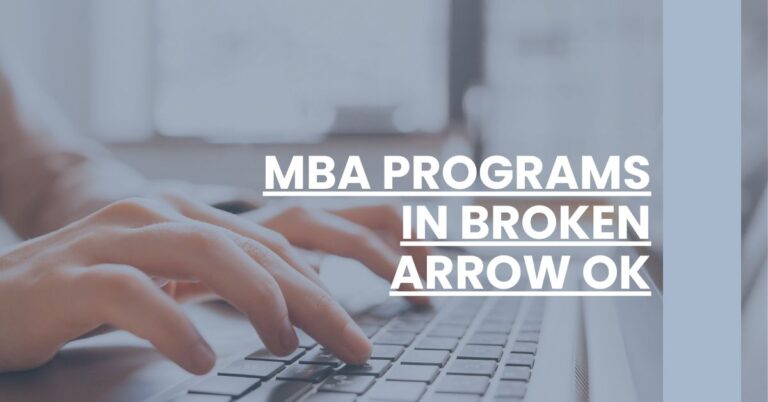 MBA Programs in Broken Arrow OK Feature Image