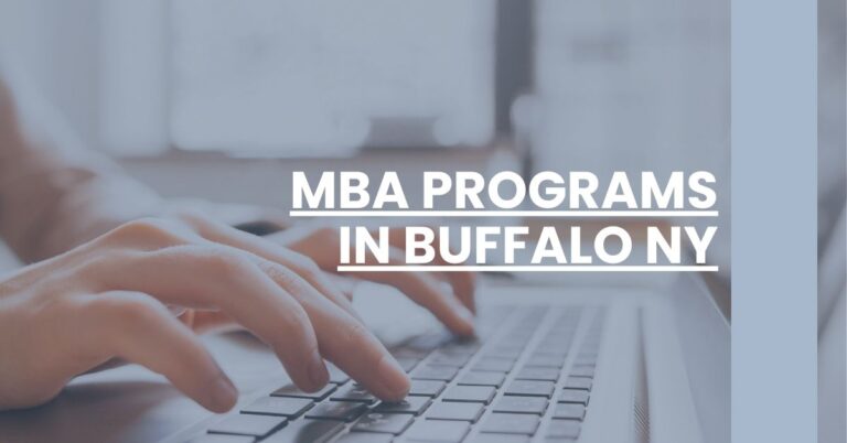 MBA Programs in Buffalo NY Feature Image