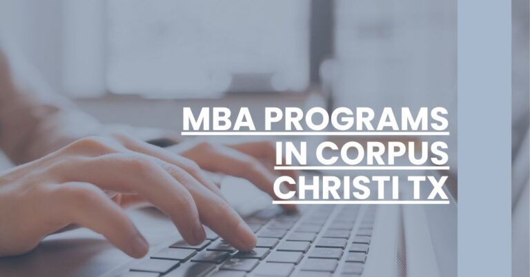 MBA Programs in Corpus Christi TX Feature Image