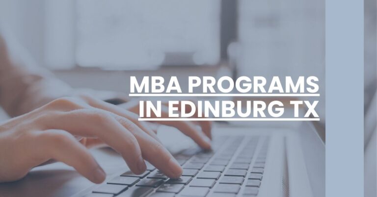 MBA Programs in Edinburg TX Feature Image