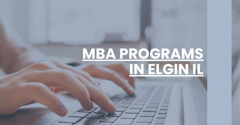 MBA Programs in Elgin IL Feature Image