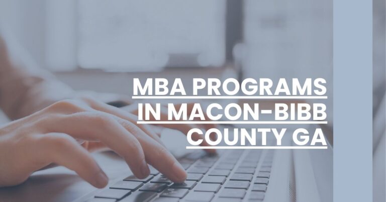 MBA Programs in Macon-Bibb County GA Feature Image