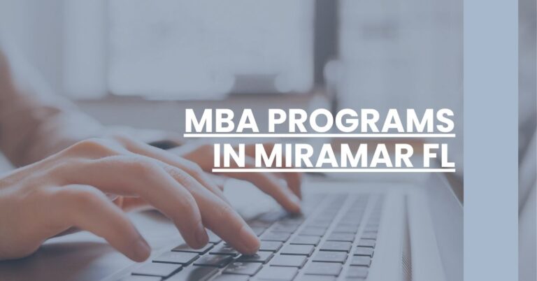 MBA Programs in Miramar FL Feature Image