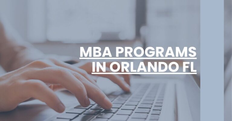 MBA Programs in Orlando FL Feature Image