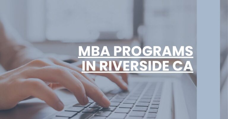 MBA Programs in Riverside CA Feature Image