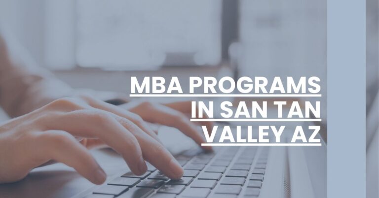 MBA Programs in San Tan Valley AZ Feature Image