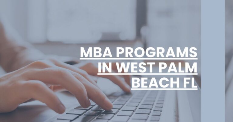 MBA Programs in West Palm Beach FL Feature Image