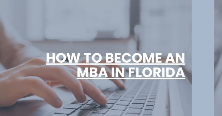 How to Become an MBA in Florida Feature Image