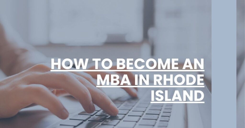 How to Become an MBA in Rhode Island Feature Image