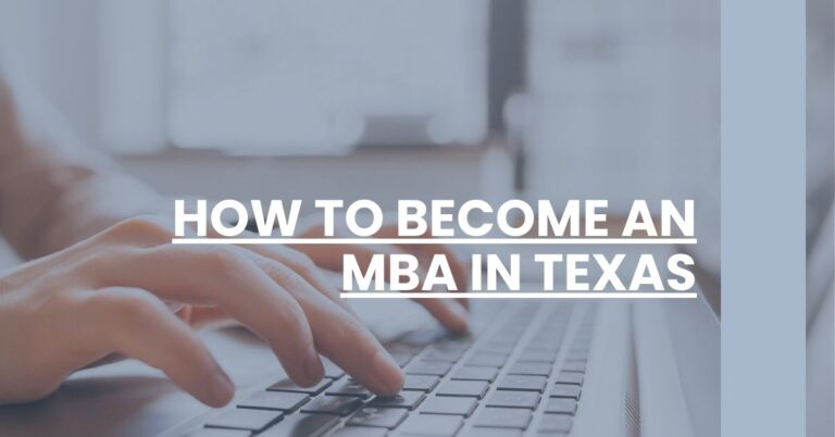 How to Become an MBA in Texas Feature Image