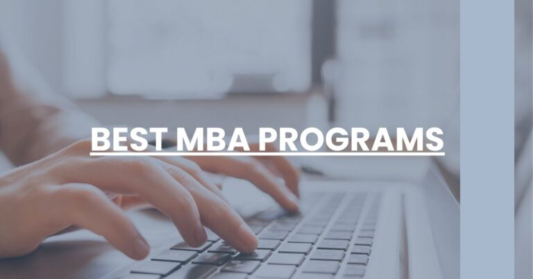 Best MBA Programs Feature Image