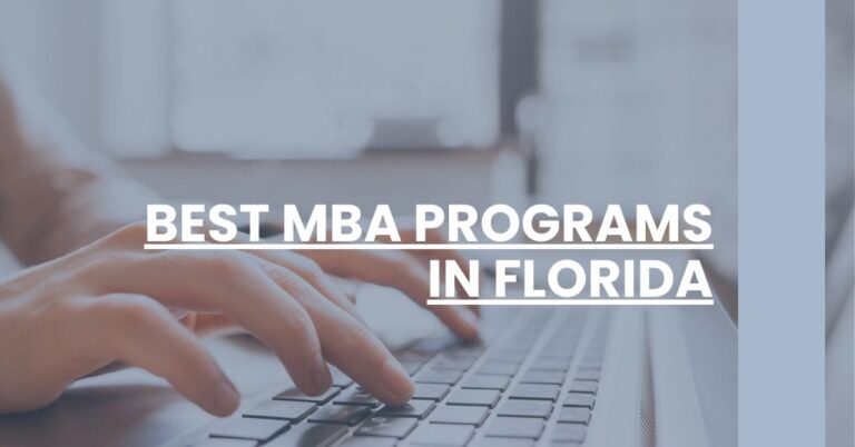 Best MBA Programs In Florida Feature Image