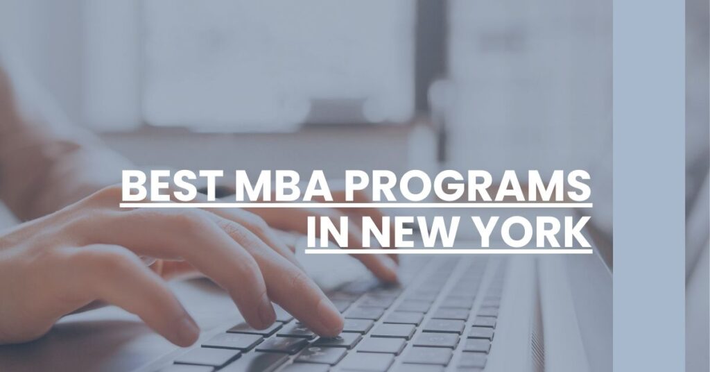 Best MBA Programs In New York Feature Image