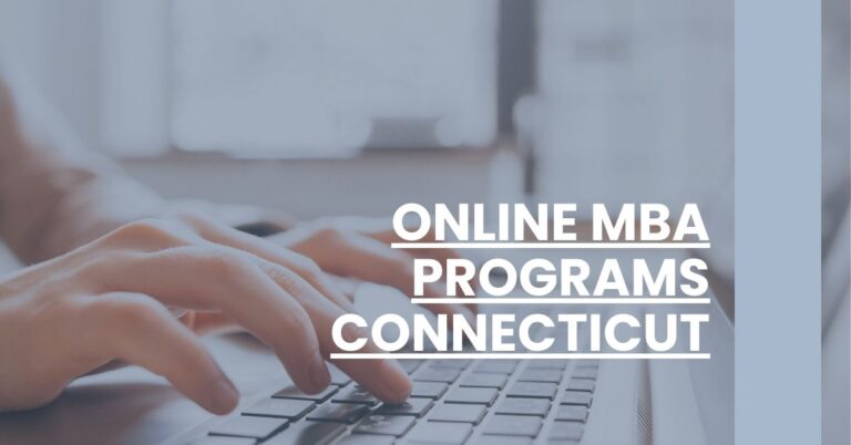 Online MBA Programs Connecticut Feature Image