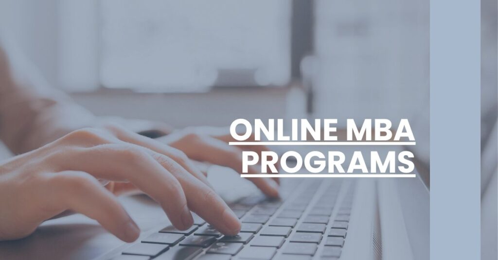 Online MBA Programs Feature Image