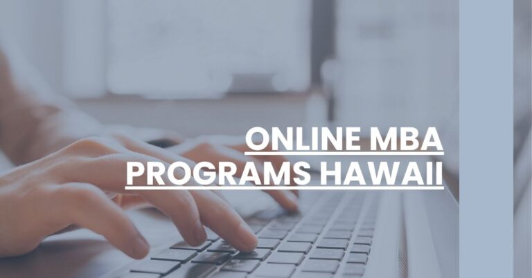 Online MBA Programs Hawaii Feature Image