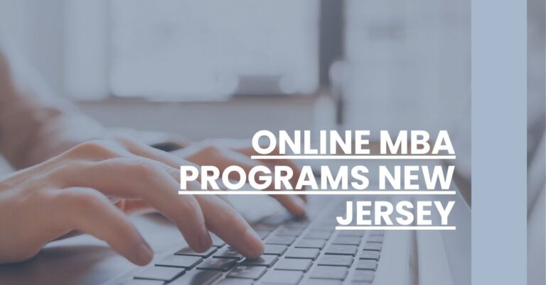 Online MBA Programs New Jersey Feature Image