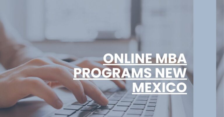 Online MBA Programs New Mexico Feature Image