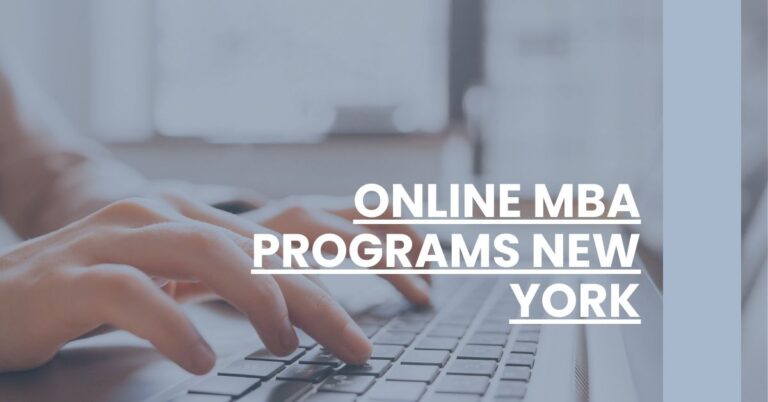 Online MBA Programs New York Feature Image